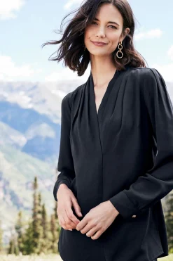 Soft Surroundings Akira Blouse><noscript><img width=