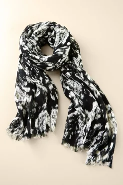 Soft Surroundings Alba Ikat Wrap Scarf><noscript><img width=
