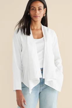 Soft Surroundings Alicante Linen Blend Topper><noscript><img width=