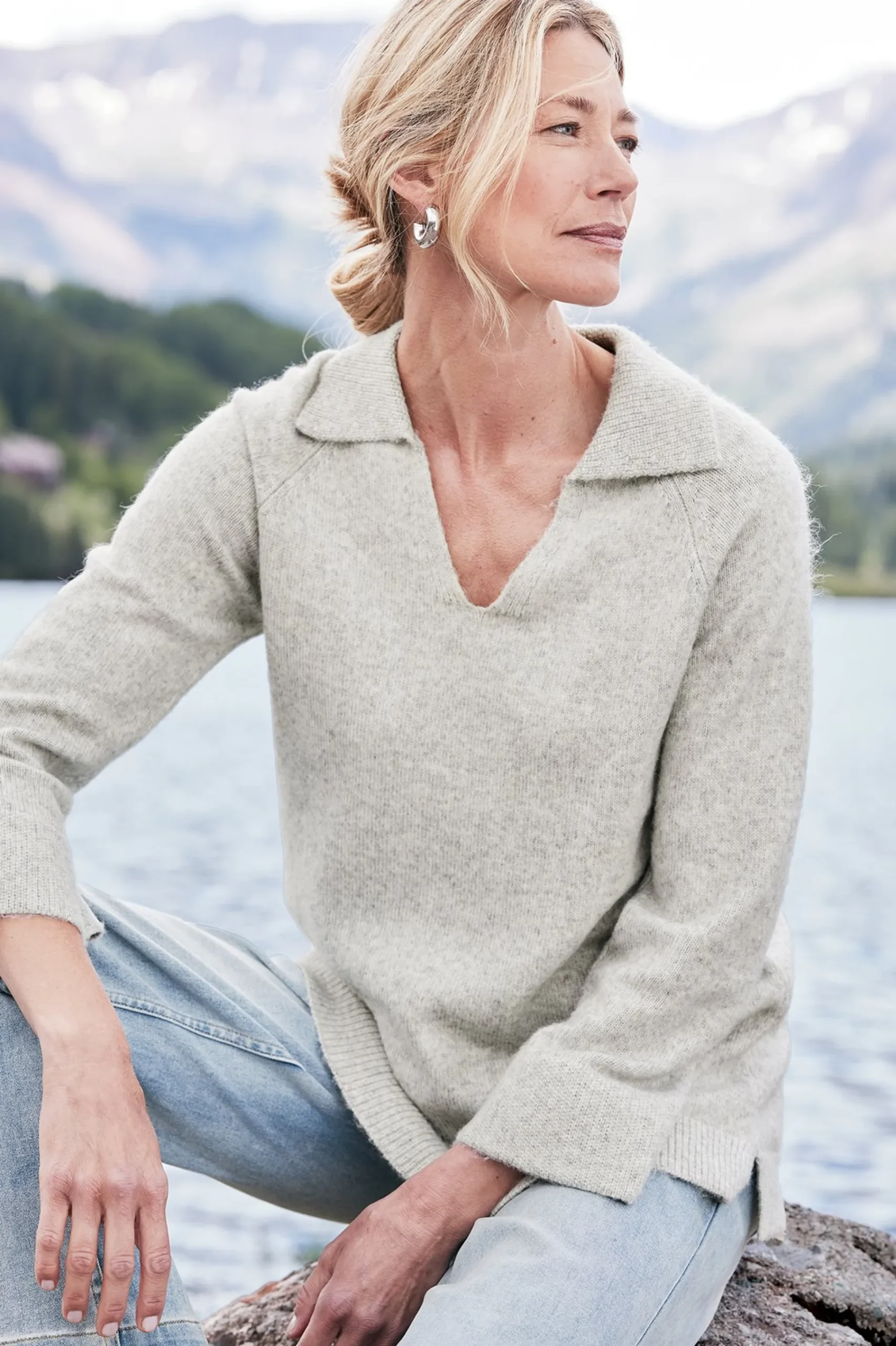 Soft Surroundings Alice Sweater> Into The Blues|Everyday Styles