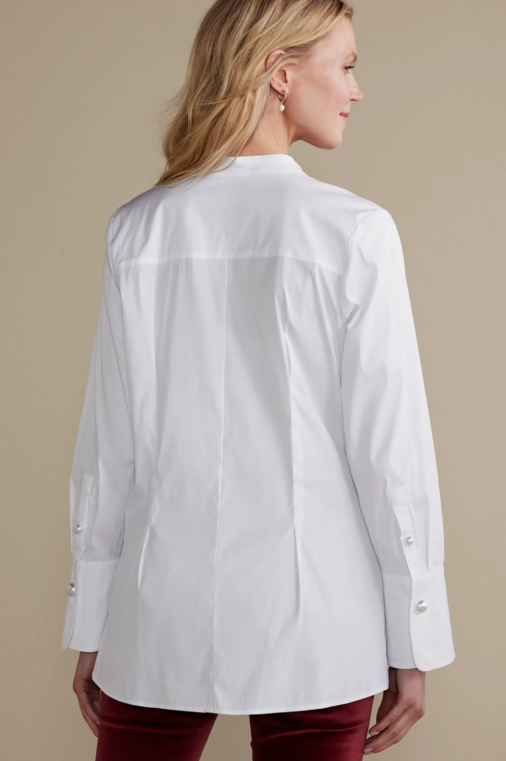 Soft Surroundings Amia Shirt> Feminine Flourish|long sleeve