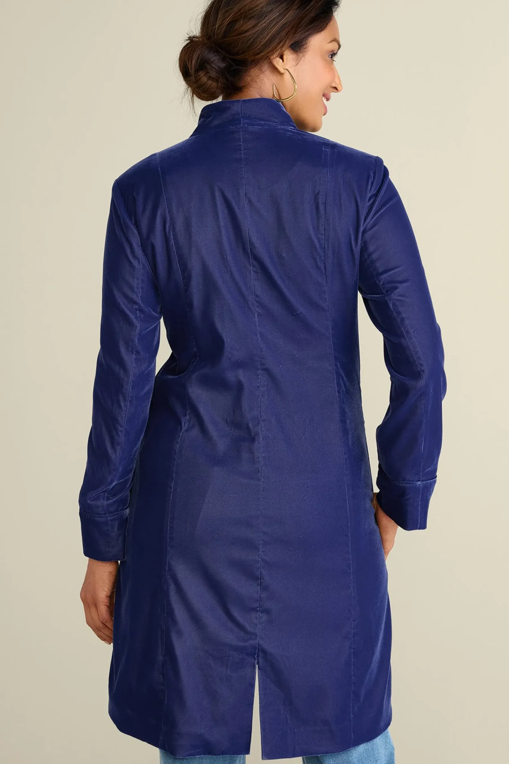 Soft Surroundings Aria Velvet Jacket> EVelvet Styles|Jackets & Coats