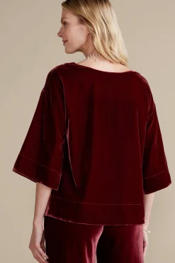Soft Surroundings Aria Velvet Top><noscript><img width=