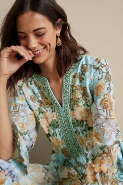 Soft Surroundings Baroque Maxi Dress><noscript><img width=