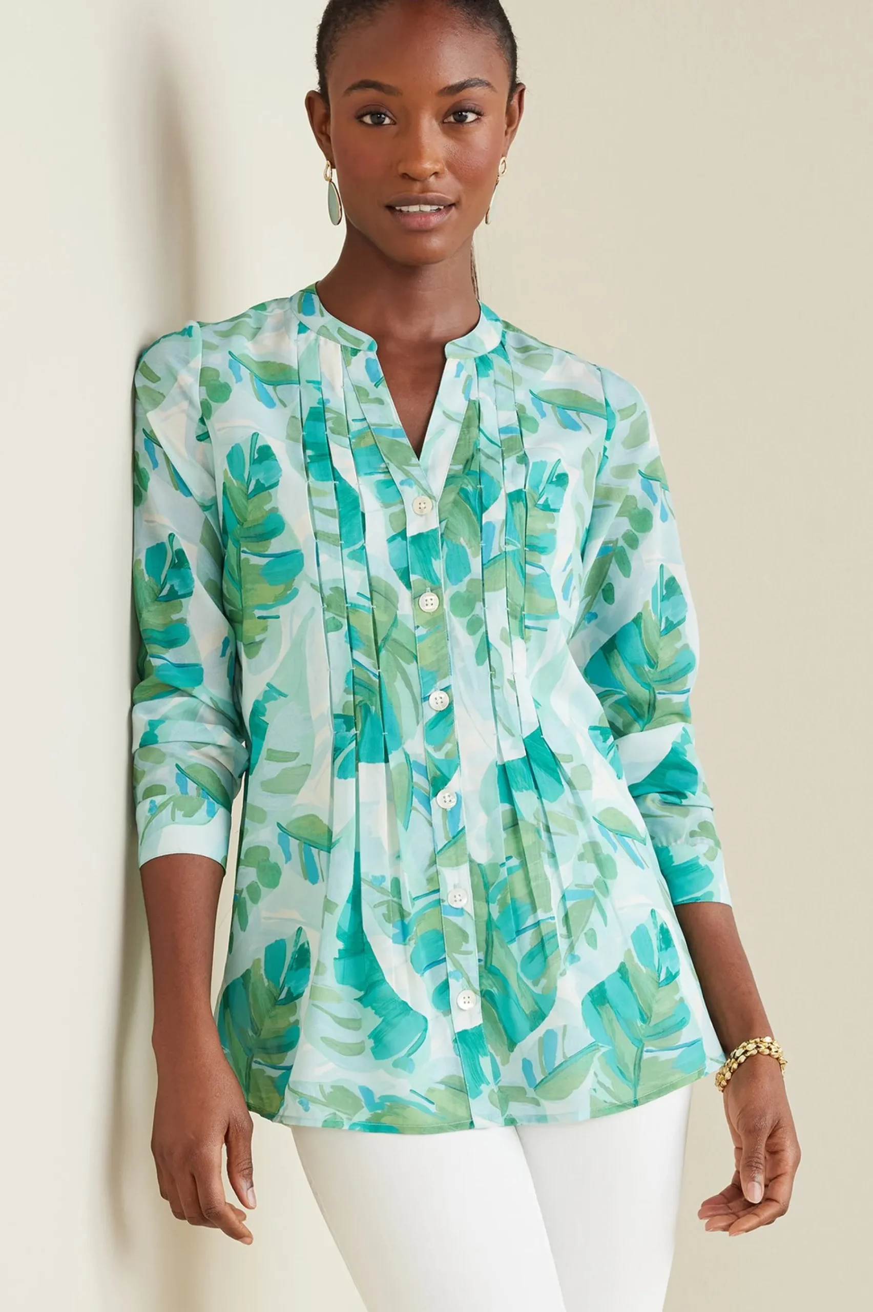 Soft Surroundings Baroque Top & Cami> Feminine Flourish|Vacation Shop