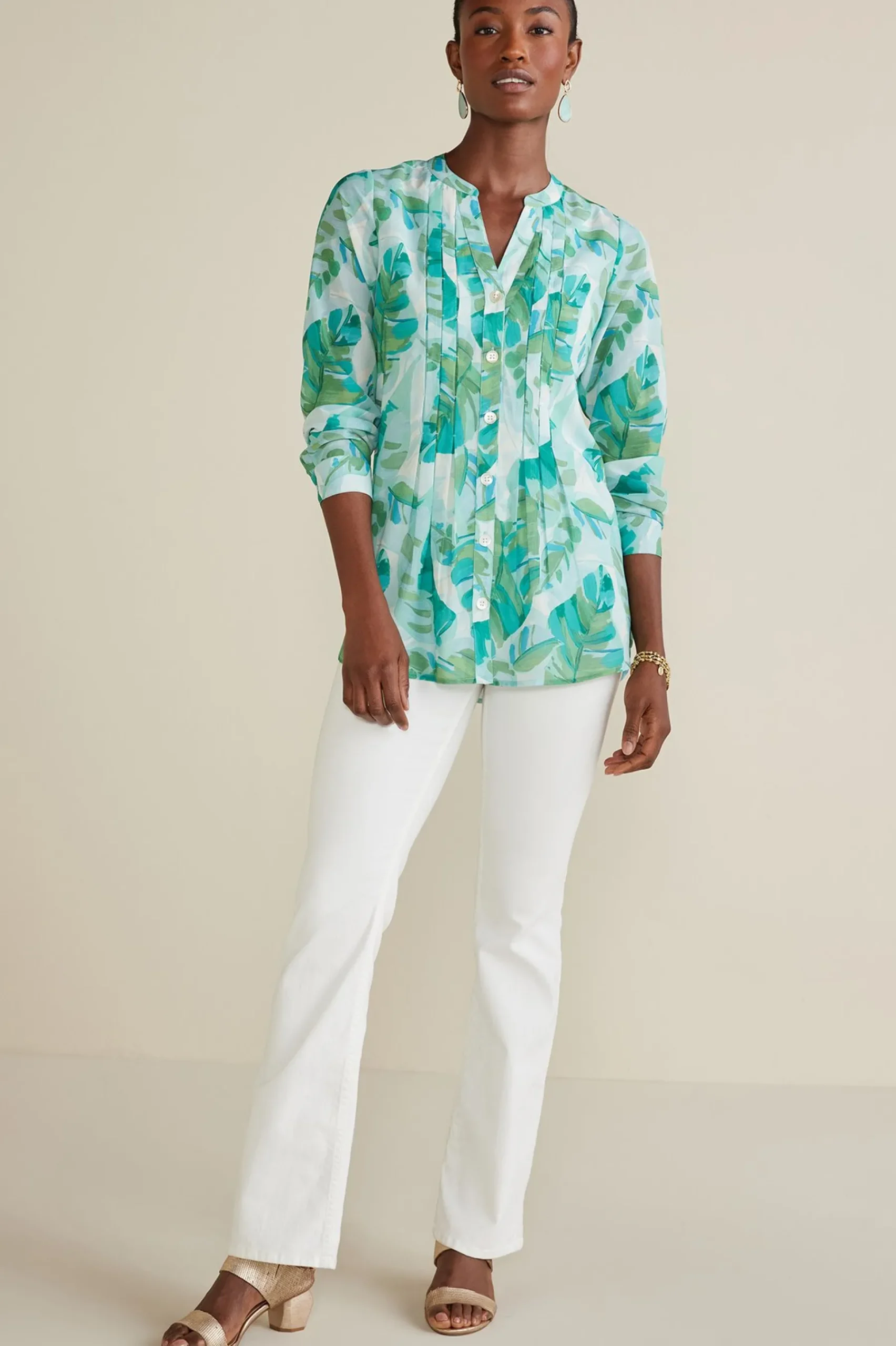 Soft Surroundings Baroque Top & Cami> Feminine Flourish|Vacation Shop