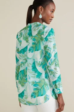 Soft Surroundings Baroque Top & Cami><noscript><img width=