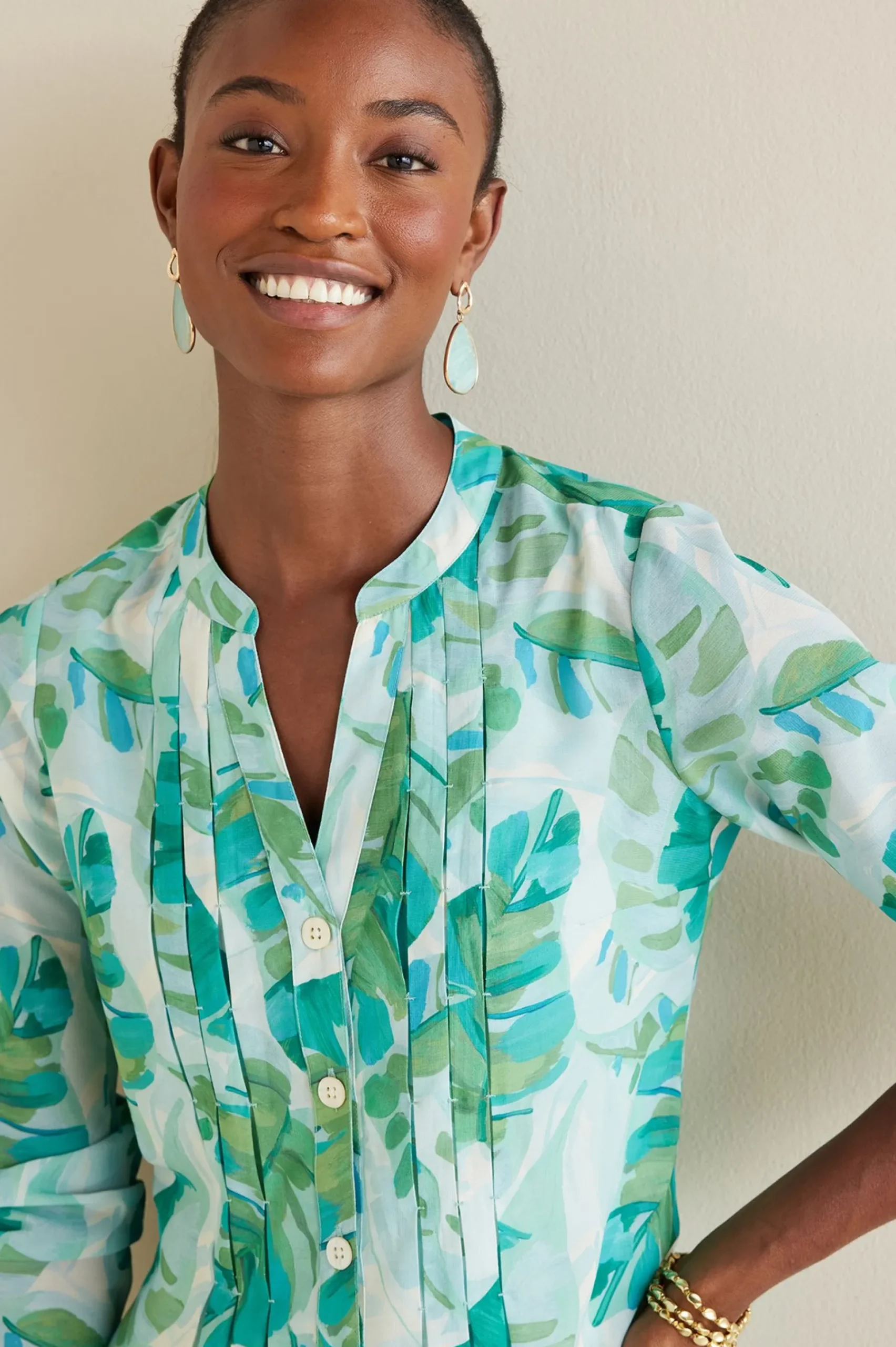 Soft Surroundings Baroque Top & Cami> Feminine Flourish|Vacation Shop