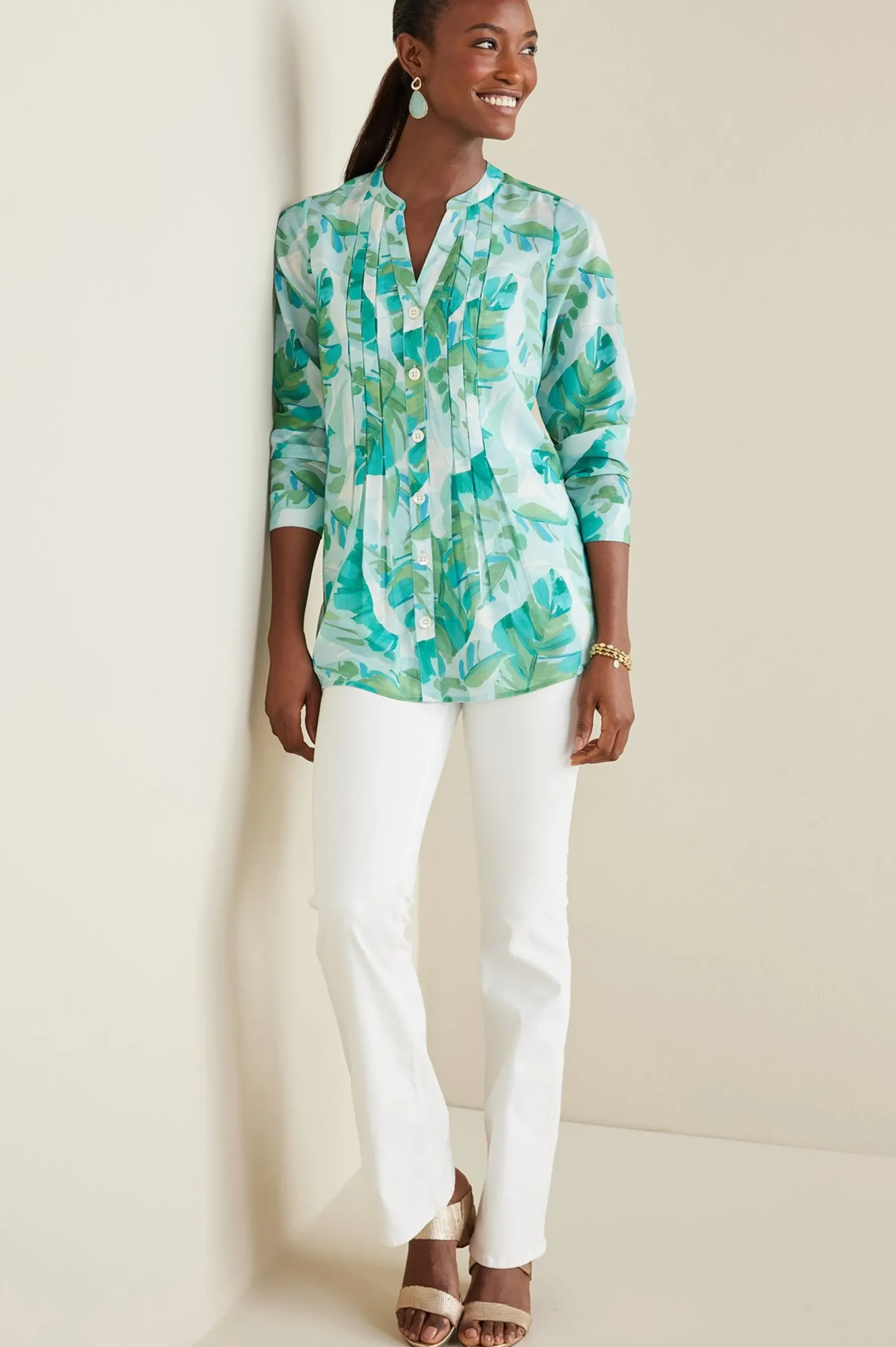 Soft Surroundings Baroque Top & Cami> Feminine Flourish|Vacation Shop