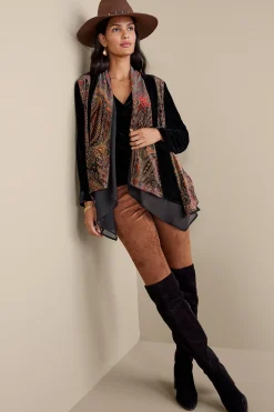 Soft Surroundings Castle Garden Jacket><noscript><img width=