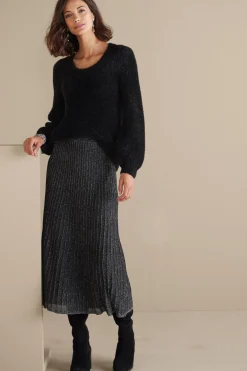 Soft Surroundings Ciara Sparkle Sweater> Sweaters & Cardigans|long sleeve