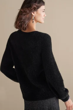 Soft Surroundings Ciara Sparkle Sweater><noscript><img width=