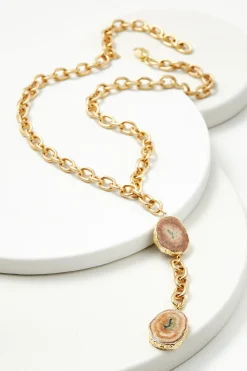 Soft Surroundings Cressa Double Pendant Necklace> Necklaces|necklaces