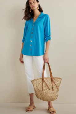 Soft Surroundings Danielle 3/4 Sleeve Tunic><noscript><img width=