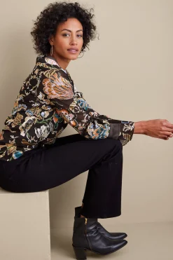 Soft Surroundings Deanna Blouse><noscript><img width=