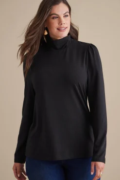 Soft Surroundings Emme Turtleneck Top> Everyday Styles|long sleeve