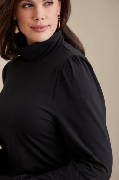 Soft Surroundings Emme Turtleneck Top><noscript><img width=