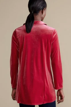 Soft Surroundings Enchanted Velvet Shirt><noscript><img width=
