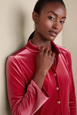 Soft Surroundings Enchanted Velvet Shirt><noscript><img width=