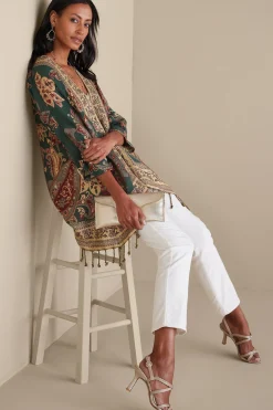 Soft Surroundings Eve Topper> Global Artistry