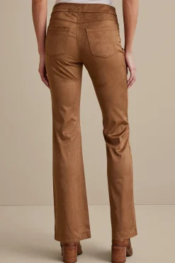 Soft Surroundings Faux Suede Bootcut Pants><noscript><img width=