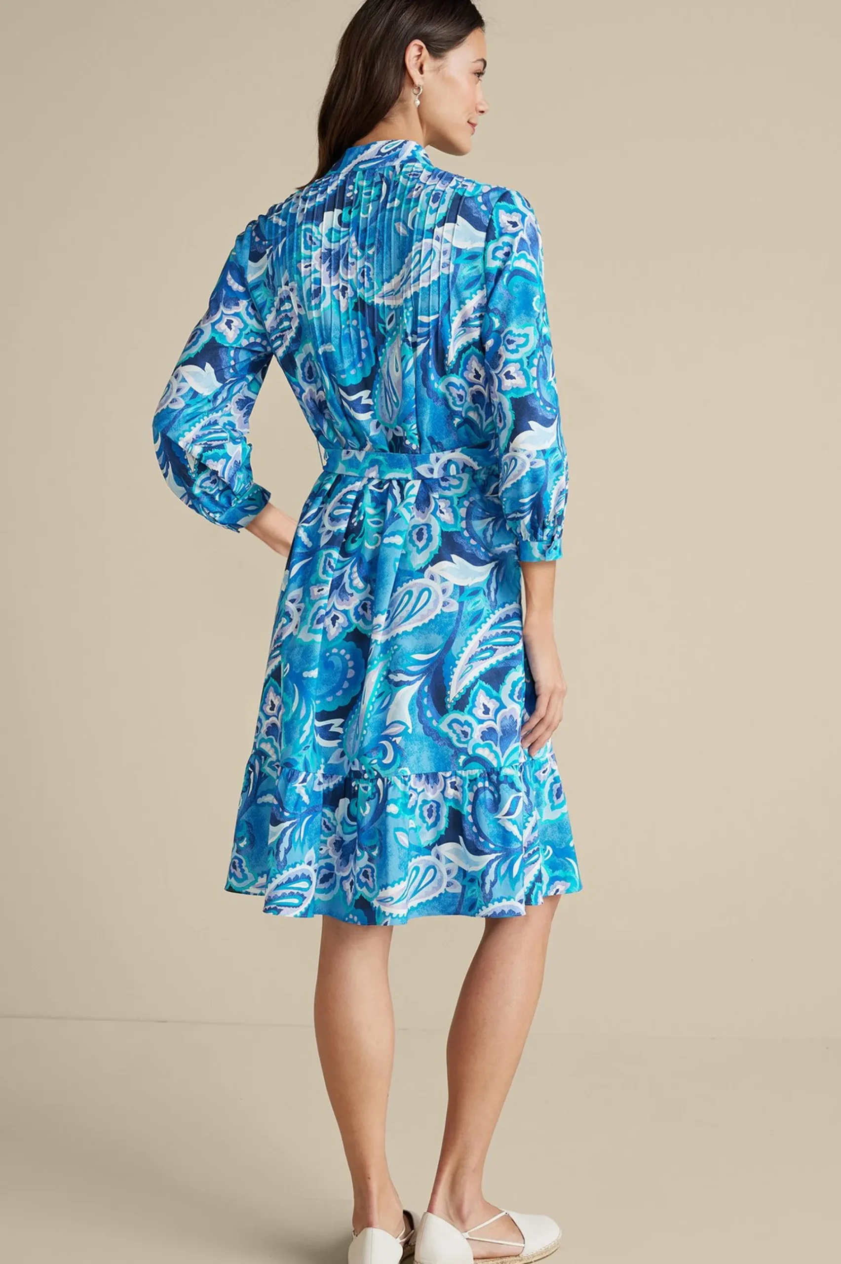 Soft Surroundings Feyre Short Dress> Into The Blues|work to play