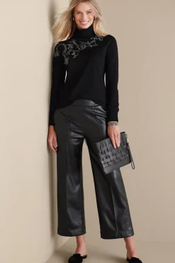 Soft Surroundings Genevieve Turtleneck Sweater><noscript><img width=