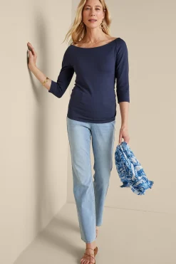 Soft Surroundings Giada Top> Into The Blues|Vacation Shop