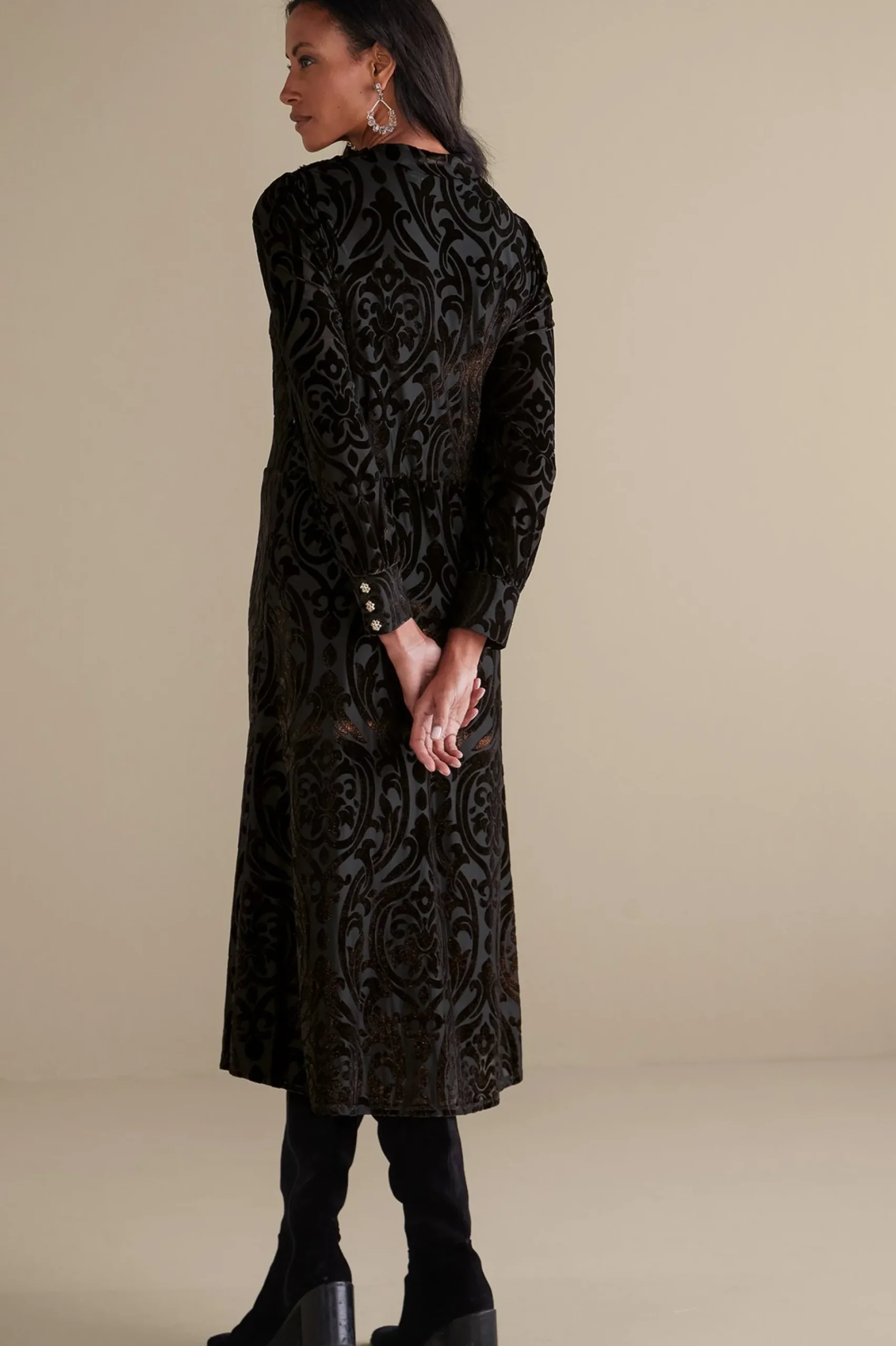 Soft Surroundings Hadley Velvet Dress> EVelvet Styles|occasion dresses