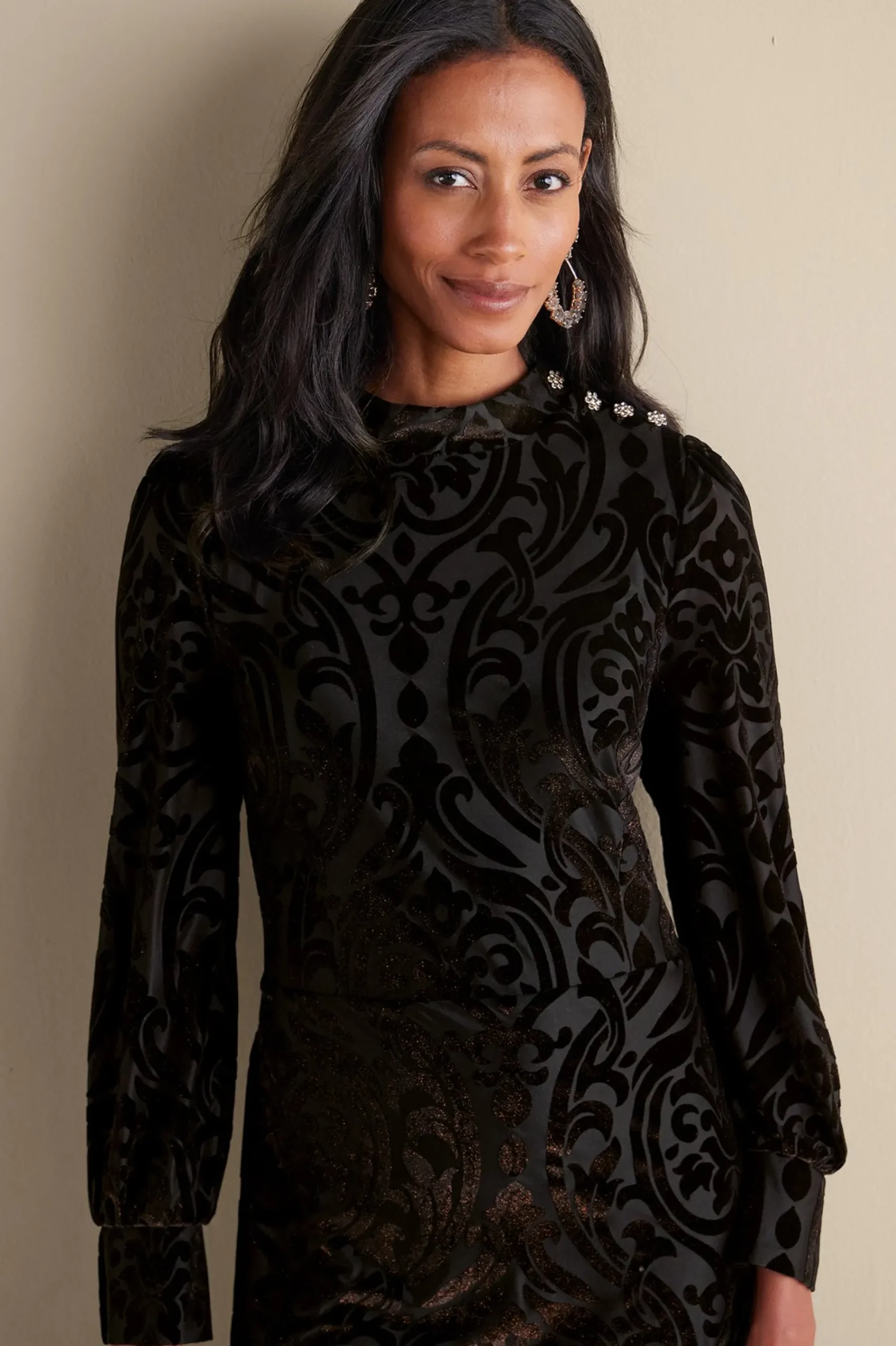 Soft Surroundings Hadley Velvet Dress> EVelvet Styles|occasion dresses