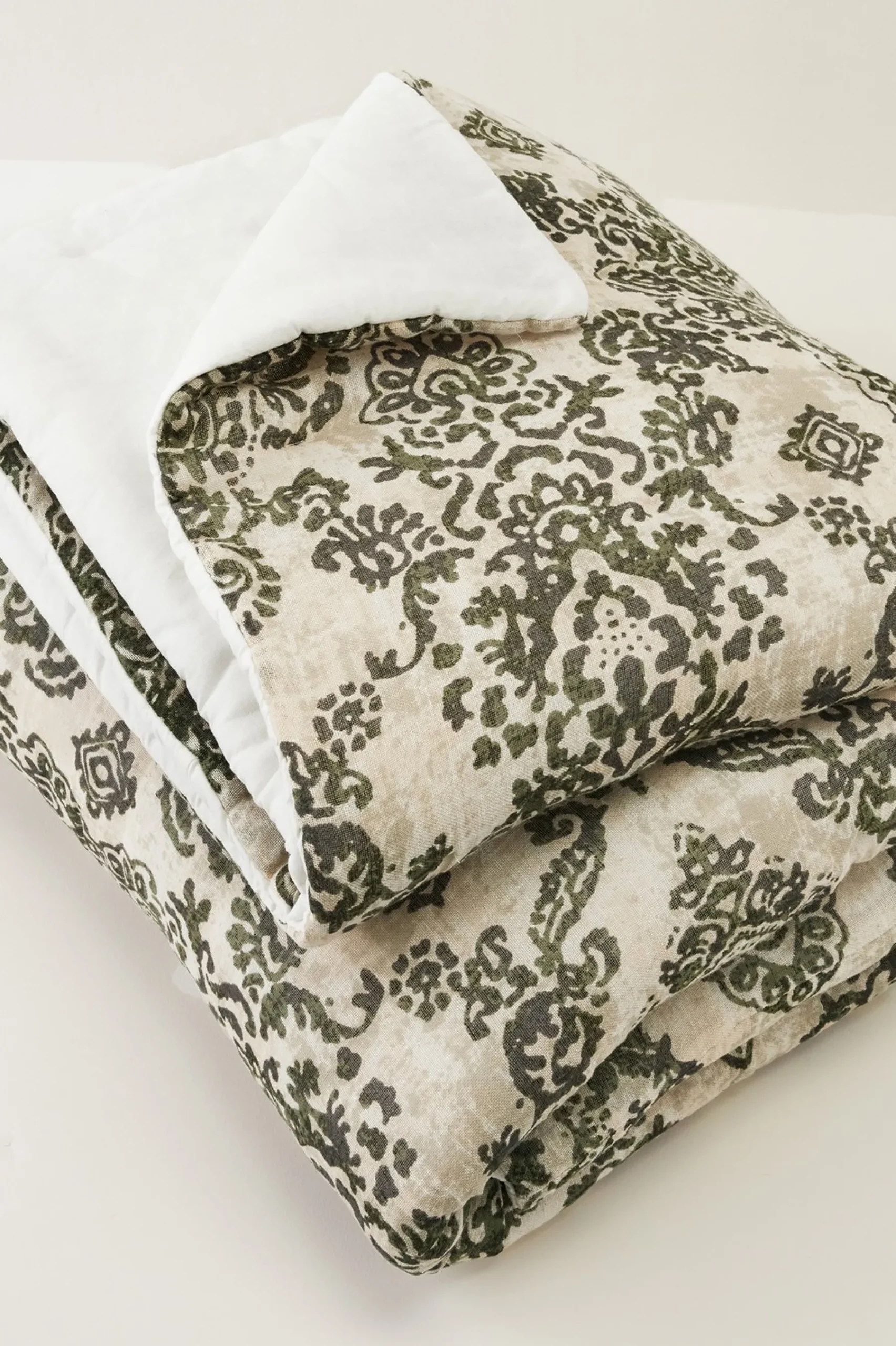 Soft Surroundings Haley Linen Printed Comforter> comforters