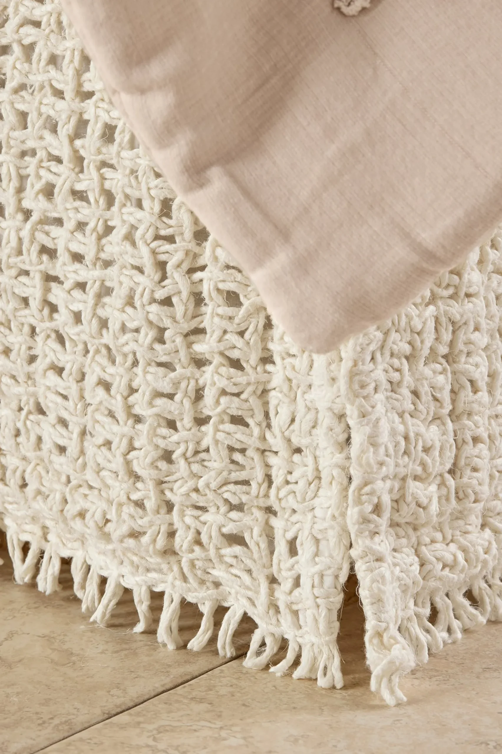 Soft Surroundings Hera Linen Bedskirt> bedskirts