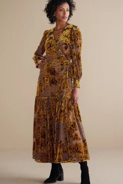 Soft Surroundings Jamila Velvet Dress> Feminine Flourish|EVelvet Styles