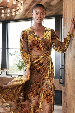 Soft Surroundings Jamila Velvet Dress><noscript><img width=