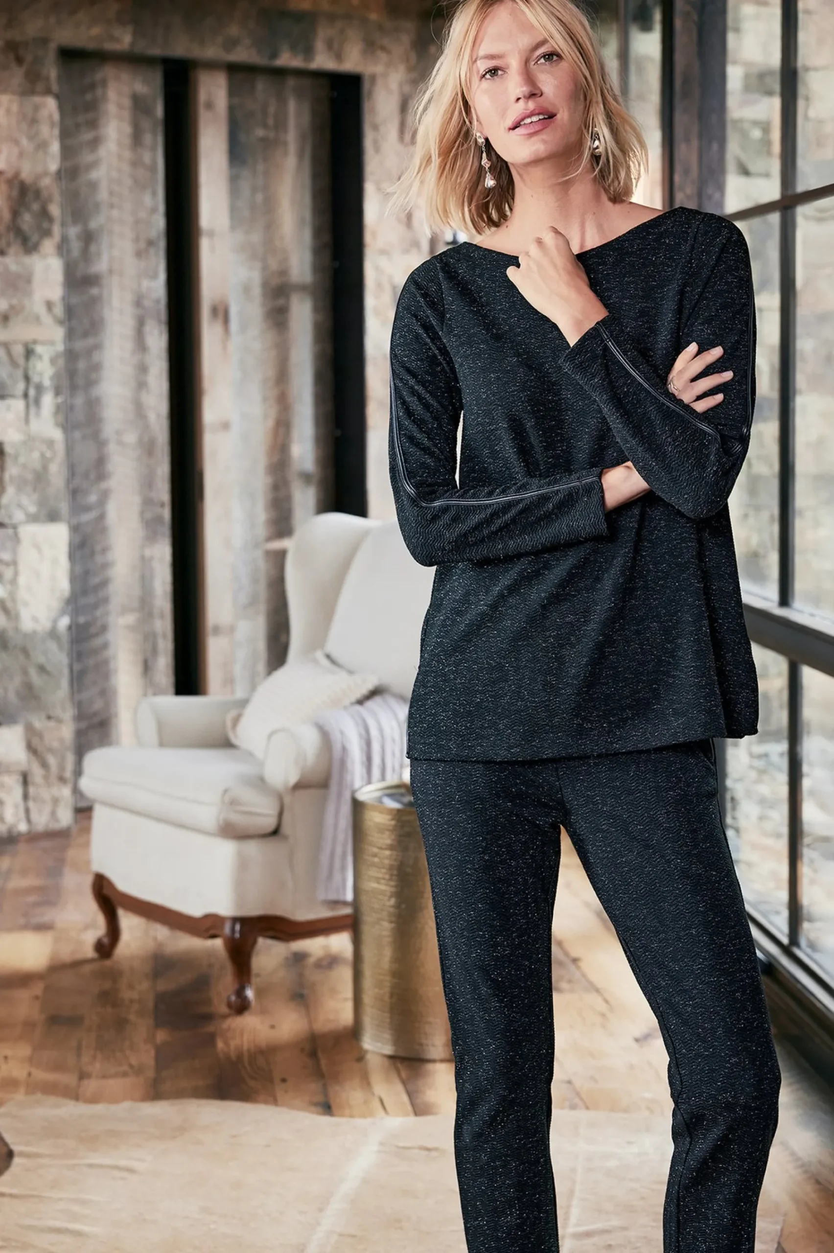 Soft Surroundings Janae Top> long sleeve|pullovers