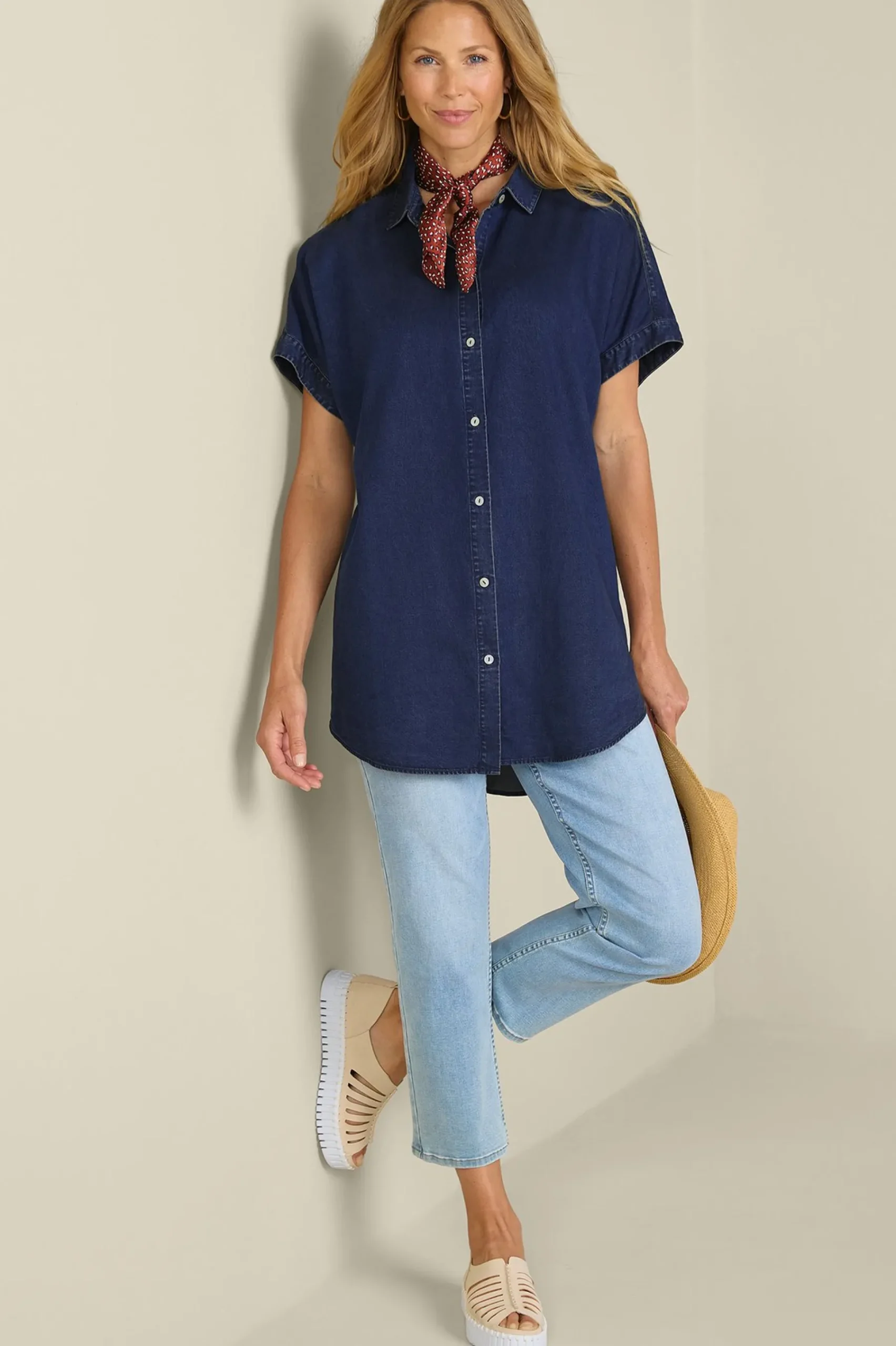 Soft Surroundings Je Veux TENCEL Shirt> Everyday Styles|Vacation Shop