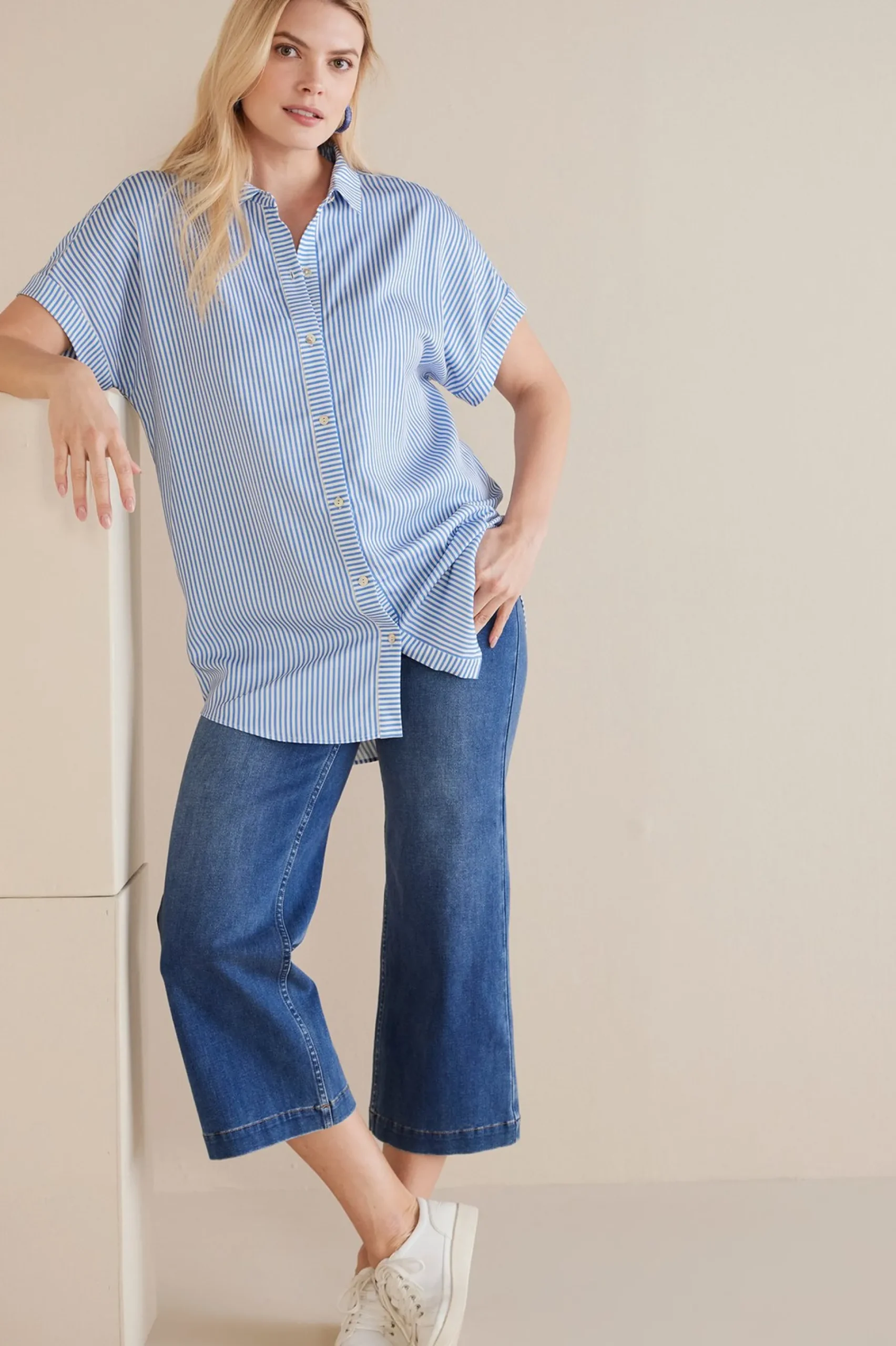 Soft Surroundings Je Veux TENCEL Shirt> Everyday Styles|Vacation Shop