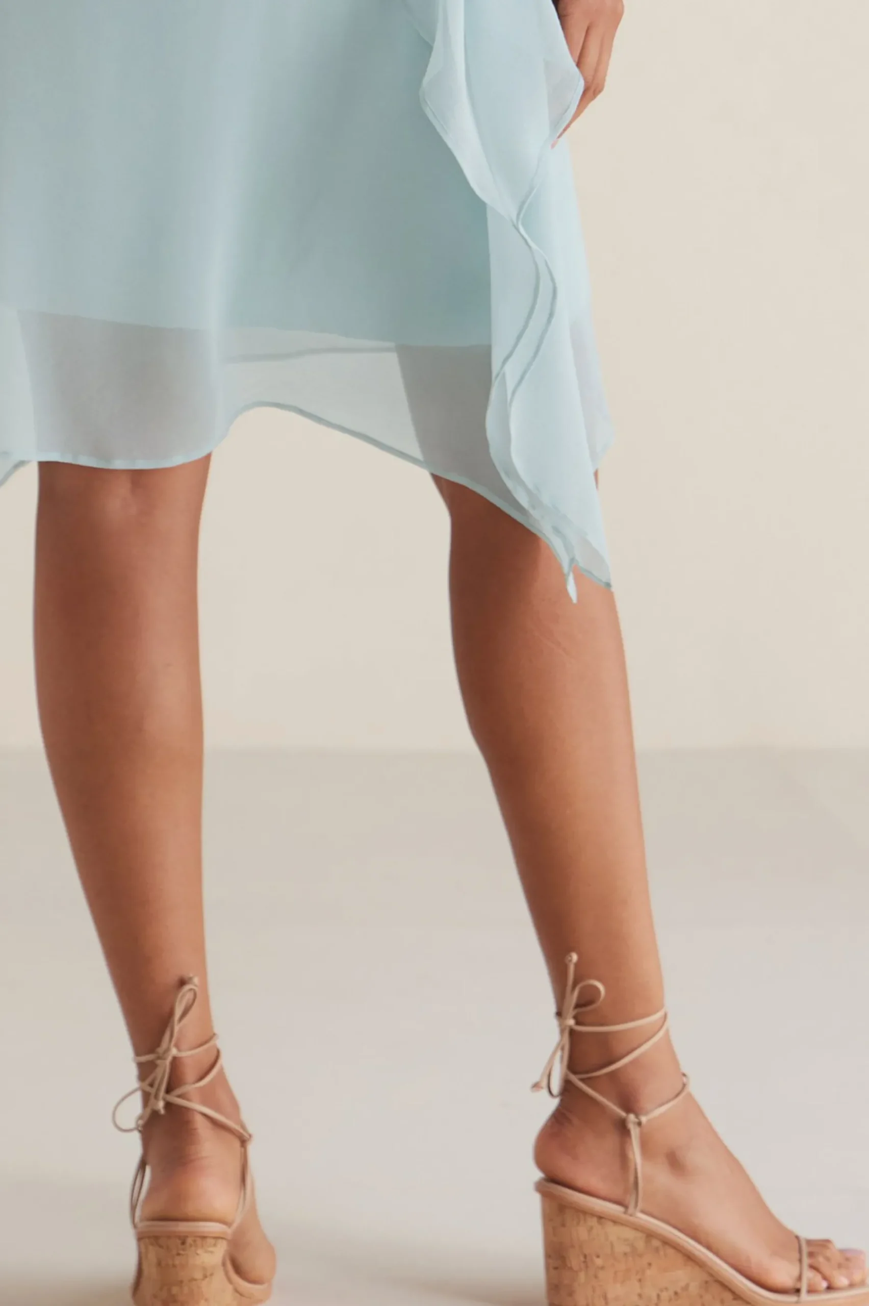 Soft Surroundings KAANAS Amiata Strappy Wedge Sandal> sandals|heels