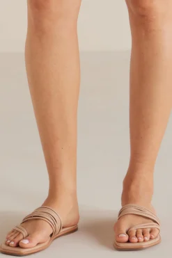 Soft Surroundings KAANAS Ibu Straps Slide> sandals|flats