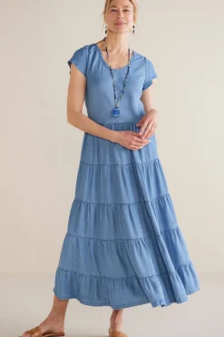 Soft Surroundings Kara TENCEL™ Dress> solids|mid-length