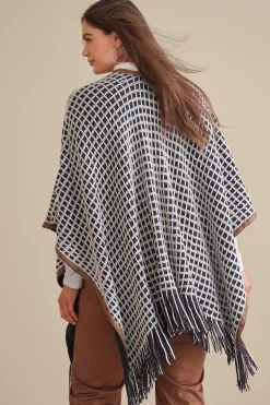 Soft Surroundings Kareli Plaid Topper><noscript><img width=