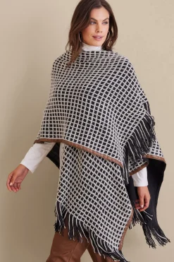 Soft Surroundings Kareli Plaid Topper><noscript><img width=