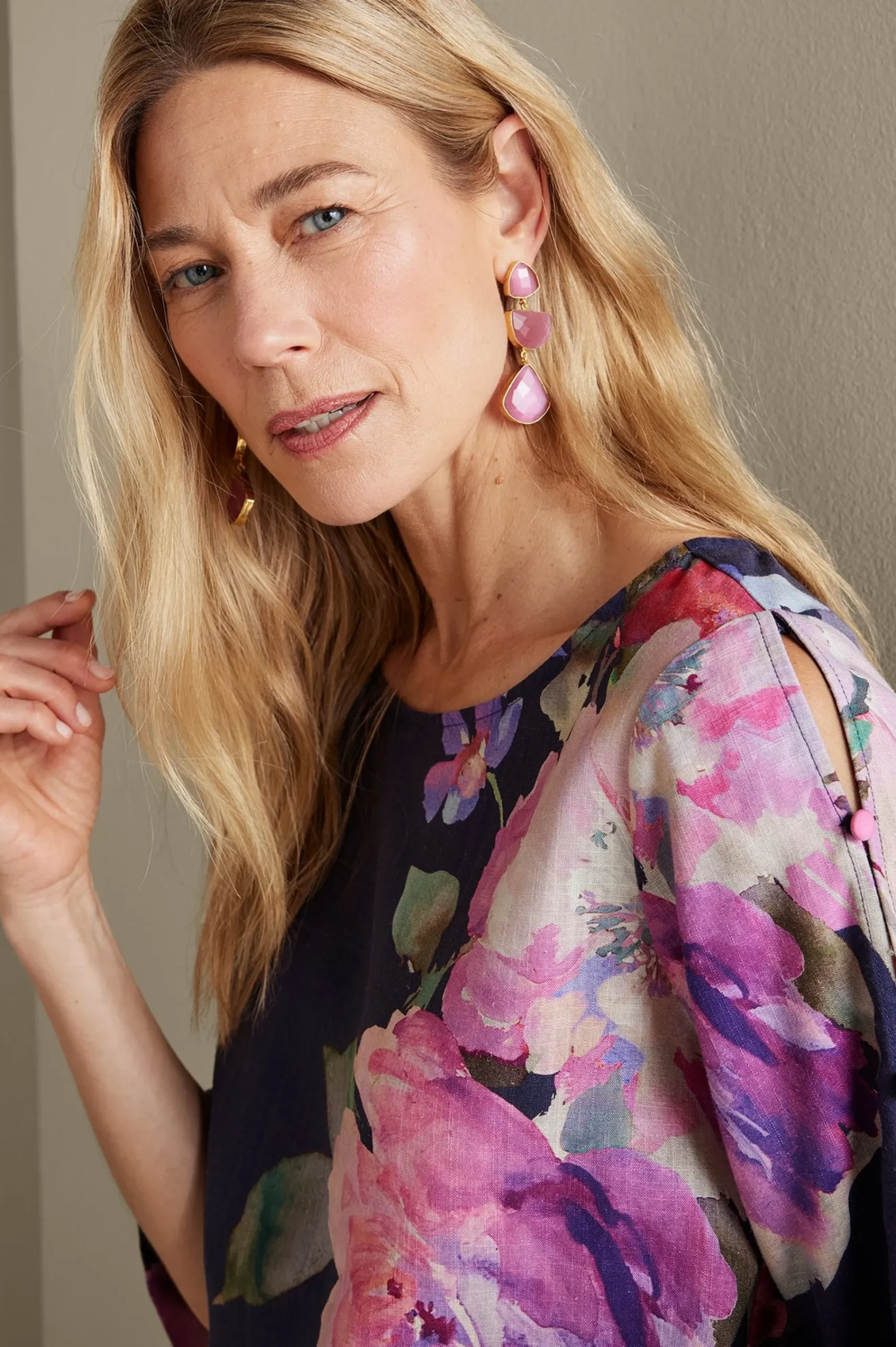 Soft Surroundings Lizette Top> Into The Blues|Vacation Shop