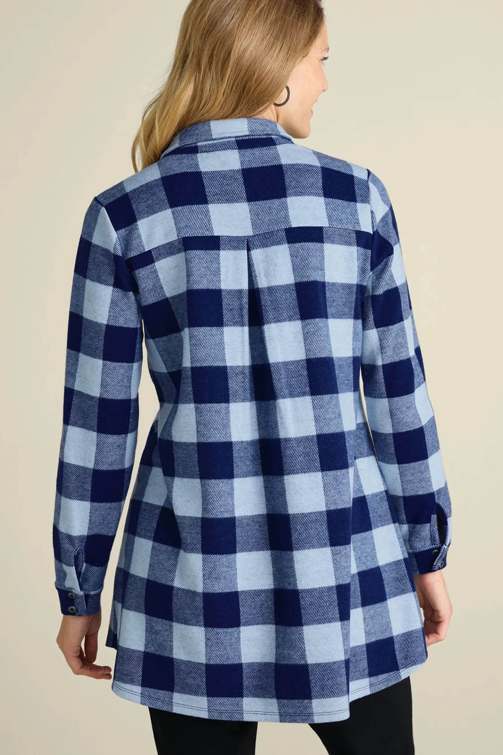 Soft Surroundings Mad About Plaid Tunic I> Everyday Styles|long sleeve