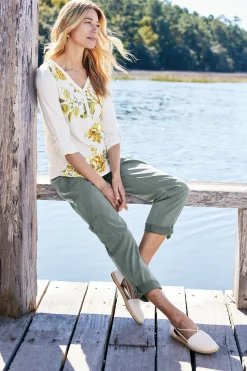 Soft Surroundings Maja Printed Pullover><noscript><img width=