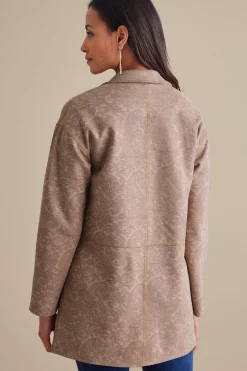 Soft Surroundings Malika Faux Suede Jacket><noscript><img width=