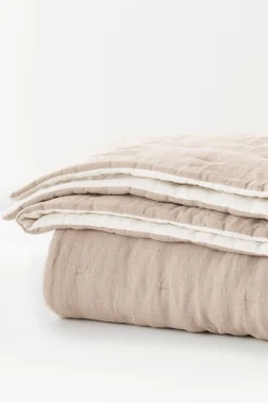 Soft Surroundings Marcella Linen Reversible Quilt><noscript><img width=