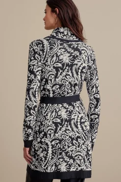 Soft Surroundings Marika Jacquard Cardigan><noscript><img width=