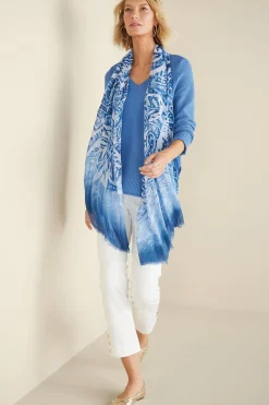 Soft Surroundings Marin Back Button Sweater><noscript><img width=