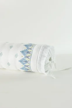 Soft Surroundings Melanie Embroidered Bolster> pillows